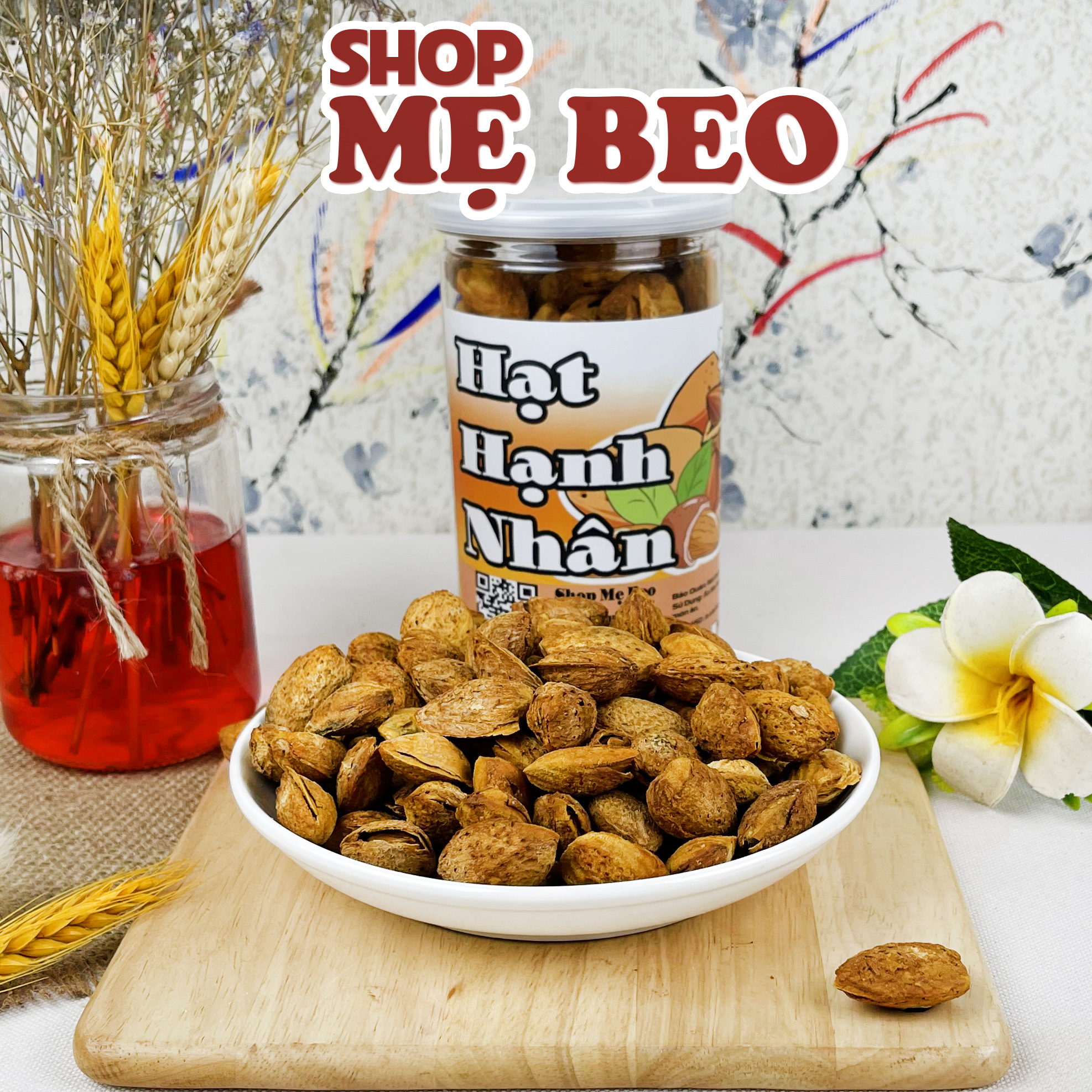 500Gr Hạt Hạnh Nhân Mỹ Rang Bơ Mõng Vỏ Cực Ngon