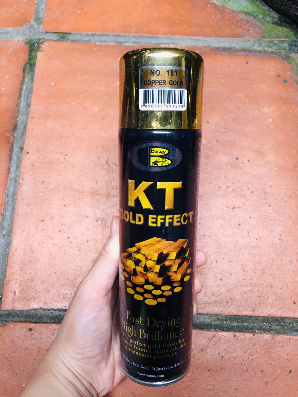 Sơn xịt mạ vàng KT Gold Efect