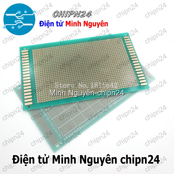 [1 tấm] Testboard 1 mặt Thủy tinh 9x15cm (Board đồng đục lỗ PCB, Testboard cắm hàn) - HH003244