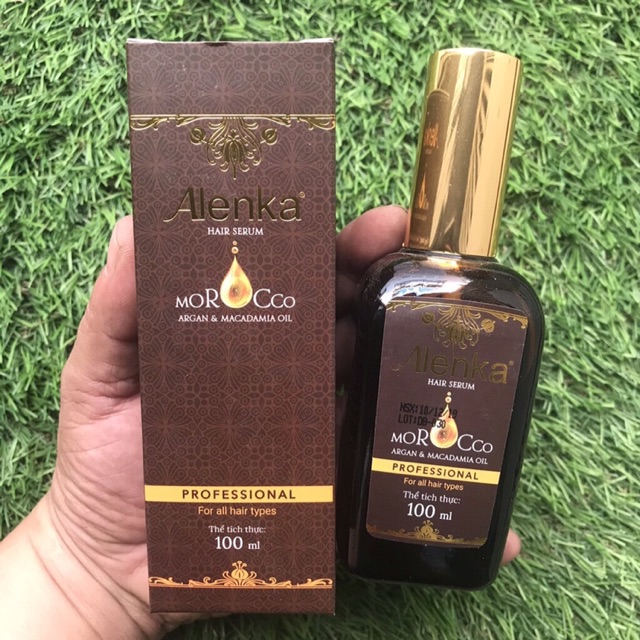 Tinh dầu dưỡng tóc, giữ nếp tóc uốn Alenka Hair Serum 100ml