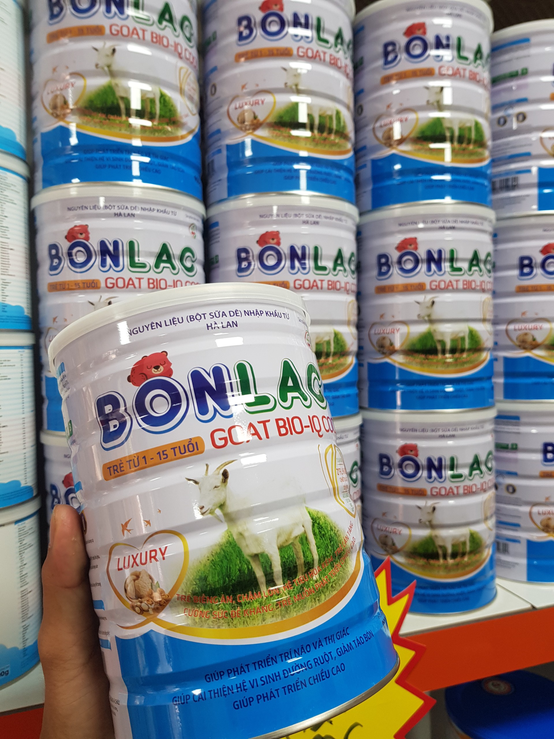 BONLAC GOAT BIO – IQ COOL LUXURY 900g (sữa dê)