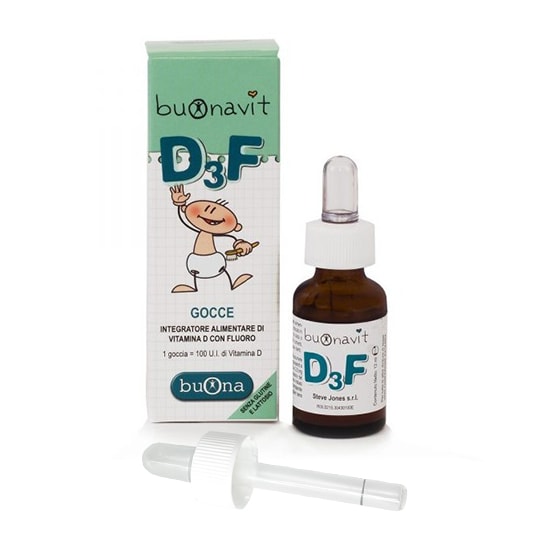 Buonavit D3F – Bổ sung vitamin D3 và Flour, tăng khả năng hấp thu canxi giúp xương chắc khoẻ