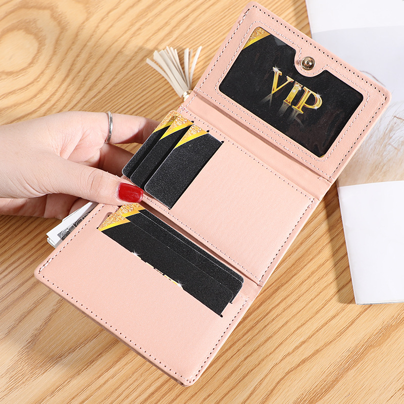 Ví Ngắn Nữ Mini CUTE CHICK & LOVE CAT 252 Dễ Thương Cực Đẹp