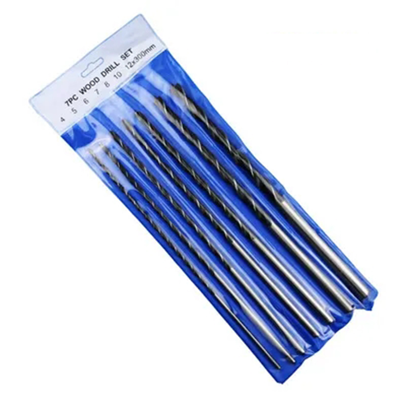 Bộ 7 mũi khoan gỗ 4-12mm dài 30cm