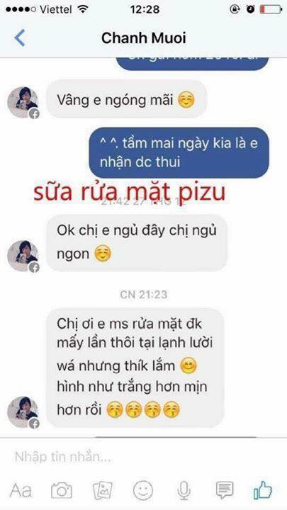 Sữa rửa mặt tảo xoắn pizu