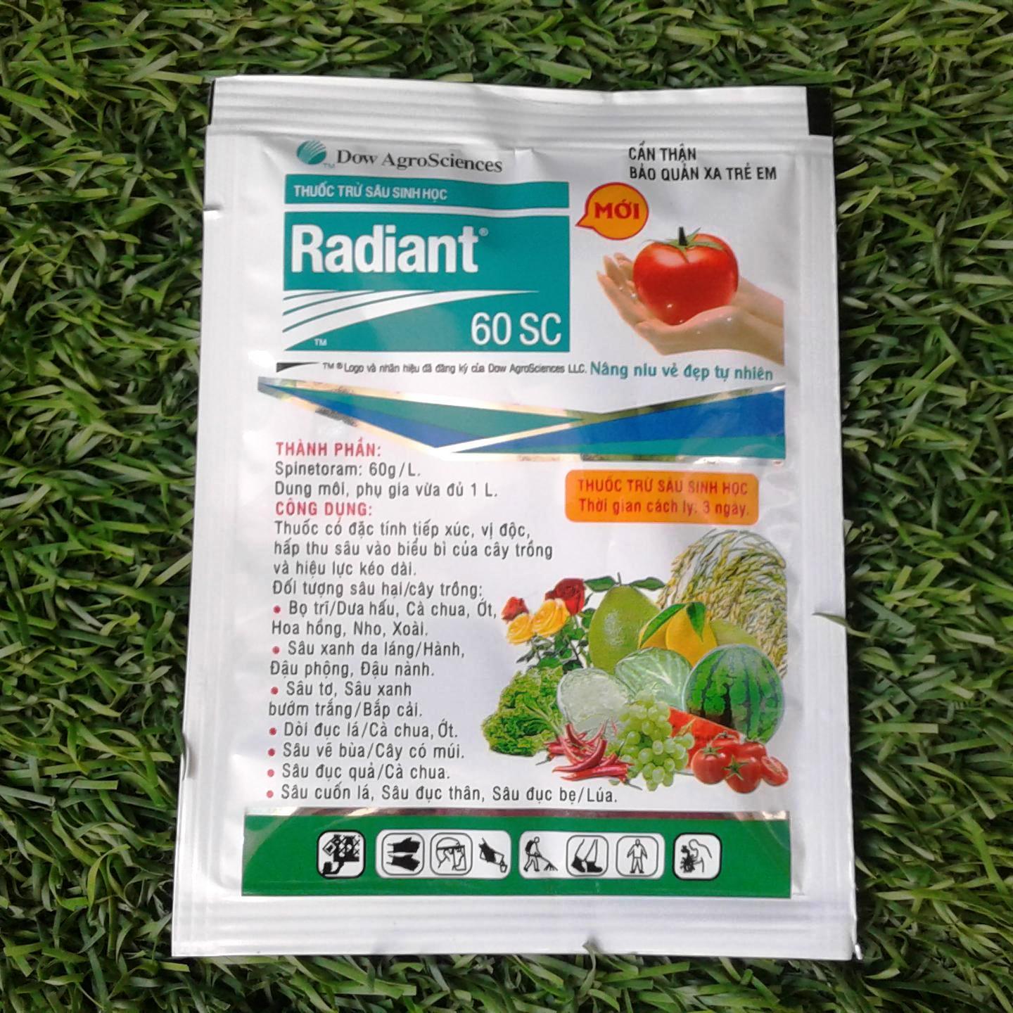 THUỐC TRỪ SÂU, BỌ TRĨ, NHỆN ĐỎ RADIANT 60SC