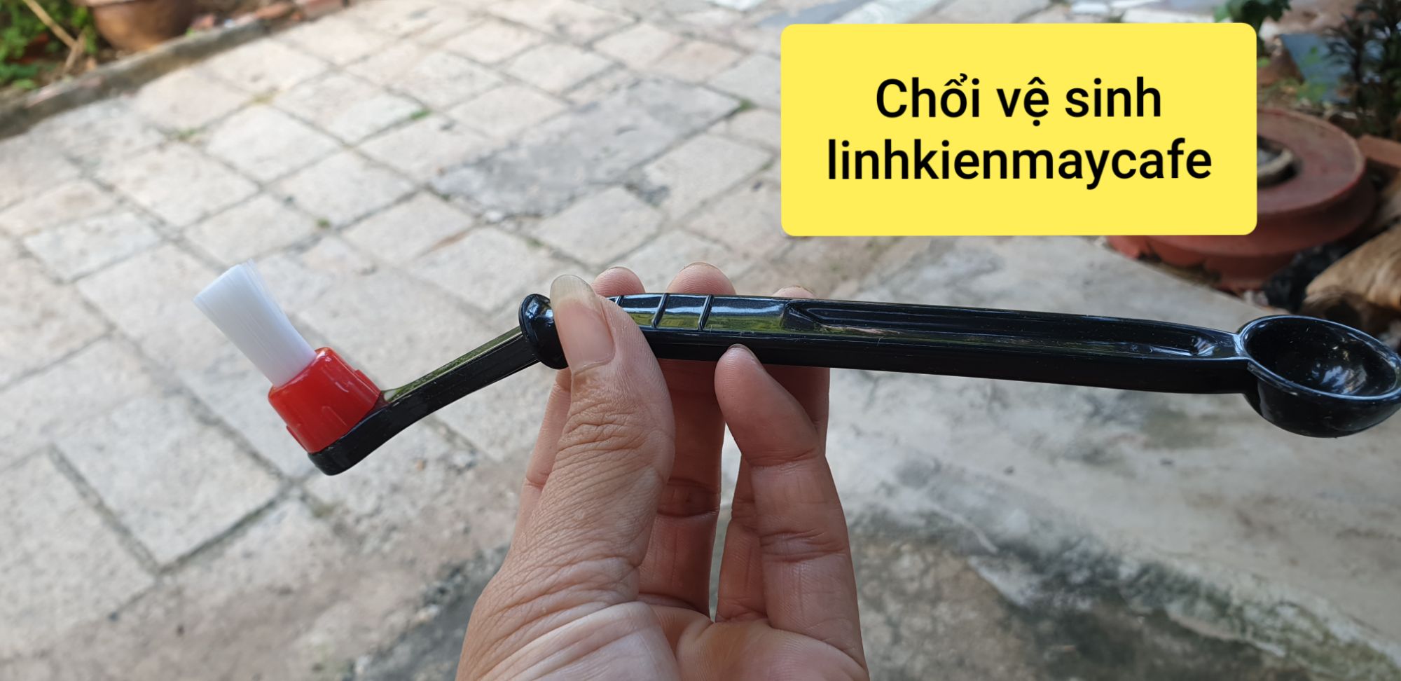 Cọ vệ sinh máy pha cà phê
