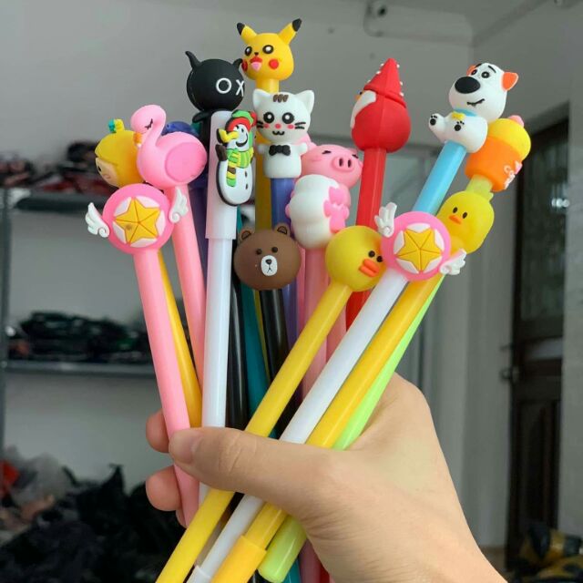 Bút bi nước cute nhiều mẫu ngộ nghĩnh