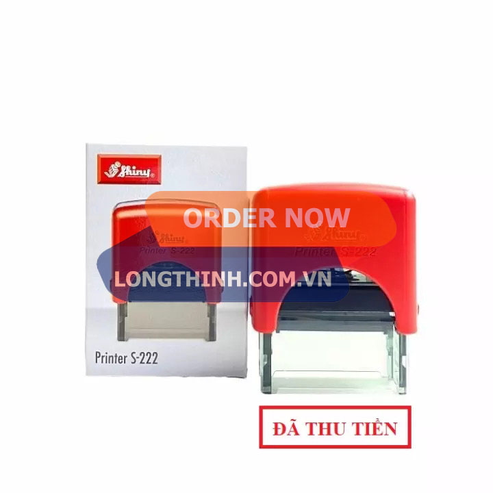[HCM]Con dấu "Đã thu tiền" Shiny S-222/S-852
