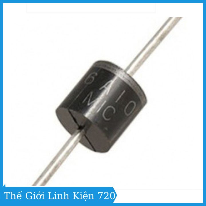 Diode 6A10 chỉnh lưu 6A 1000V chân DIP