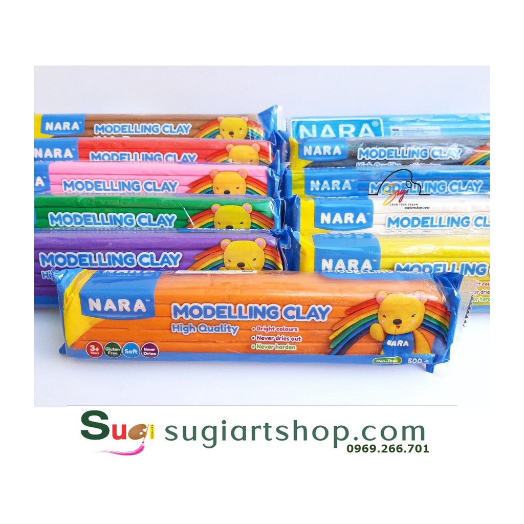 Đất Sét Nara 500g , Đất nặn Kiddy Nara 500g,  SPO5001