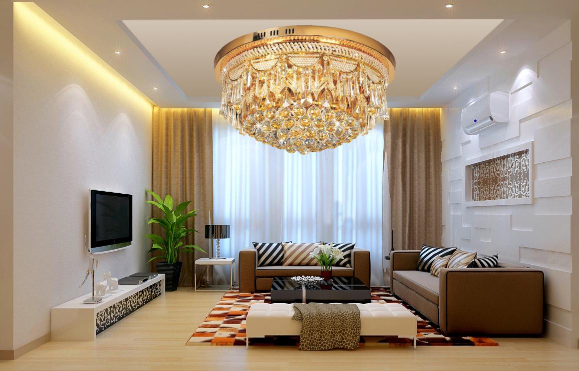 [Trả góp 0%] Đèn mâm ốp trần - pha lê trang trí VKT-NC-0424