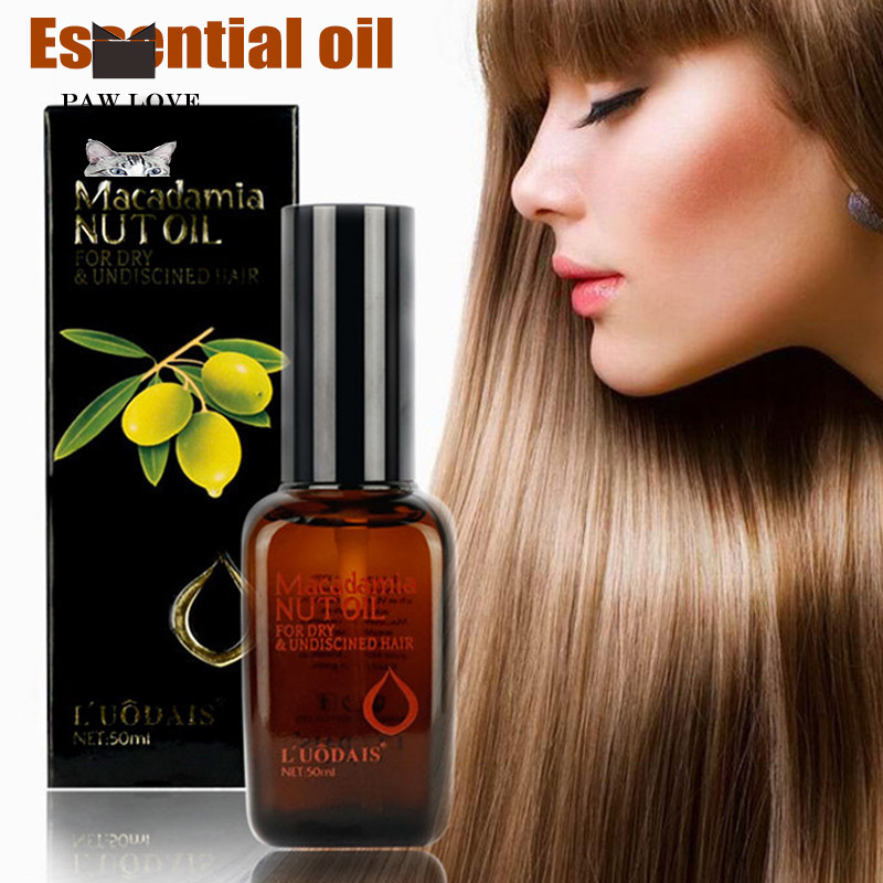 50ml Essential Oil Moroccan Argan Oil Hair Care Keratin Shine Hair Treatment Washing Free