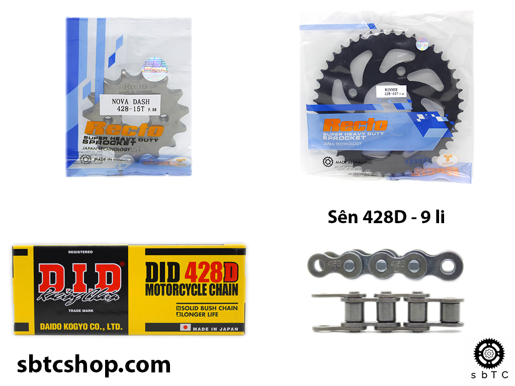 [HCM]NSD Nhông dĩa Recto sên DID Winner Sonic 150