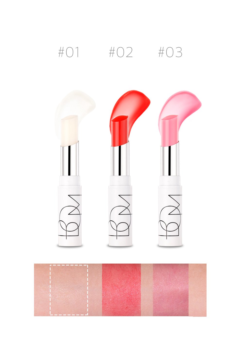 Son Dưỡng Có Màu Bom Dewy Lip Balm 4.5g .#07 Pure Chili