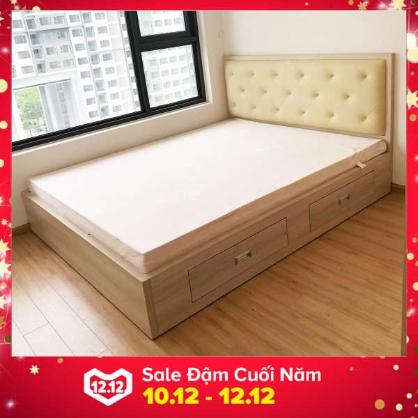 Giường FINE 2 Hộc Kéo FG048 (160cm x 200cm)