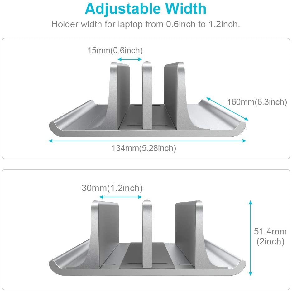 IT Smart - Giá giữ Macbook Dual Office Aluminum