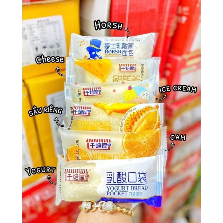 [HCM sẵn] 1kg BÁNH SỮA CHUA MIX 5 VỊ
