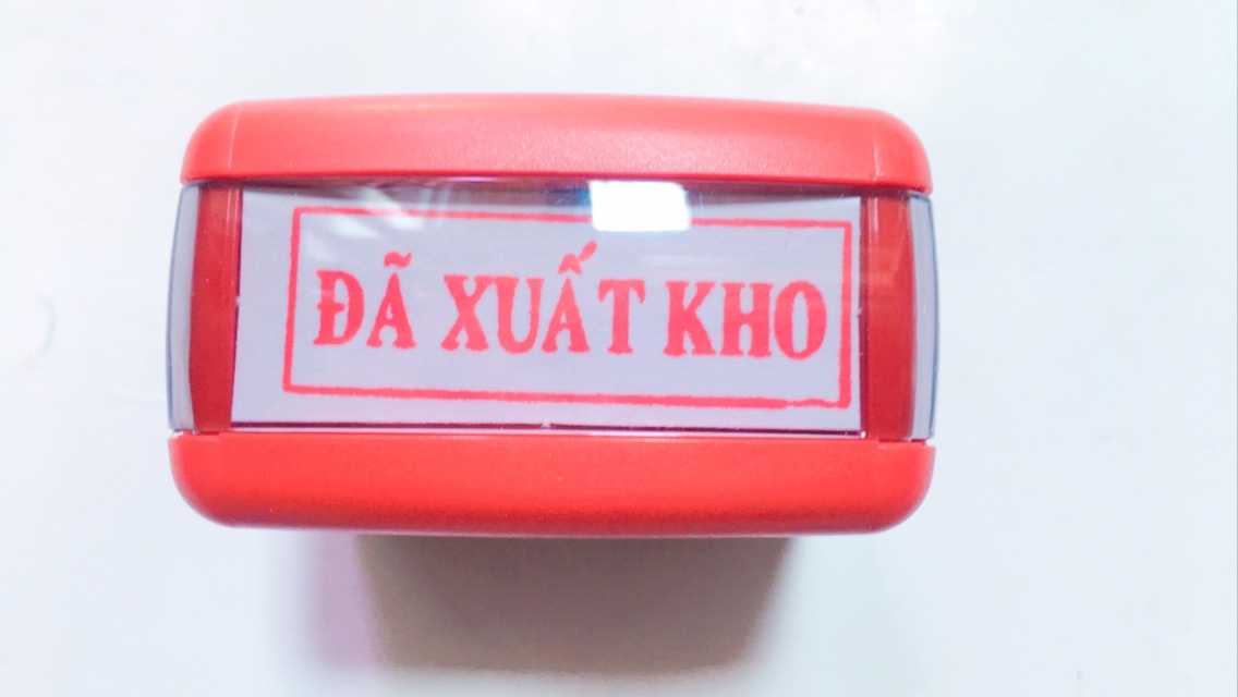 Con dấu liền mực đã xuất kho