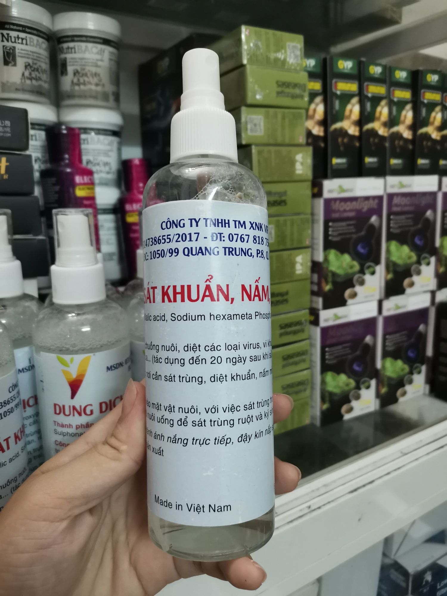 Vif - dung dịch sát khuẩn, nấm, ký sinh