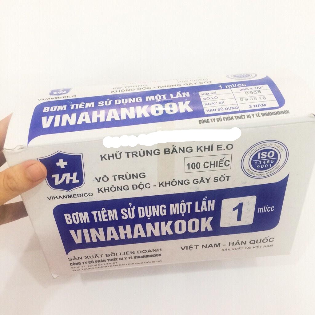 Bơm tiêm Vinahankook 1cc