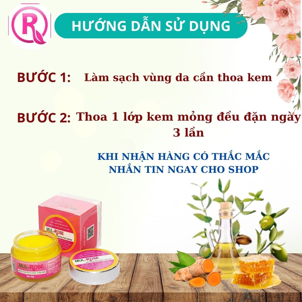 Kem Nghệ Đa Năng Mulrose 30g