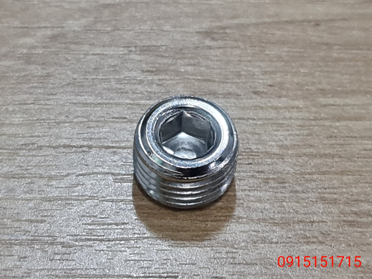 Nút bịt khí nén Ren 1/8-1/4-3/8-1/2 ( Combo 5 cai )
