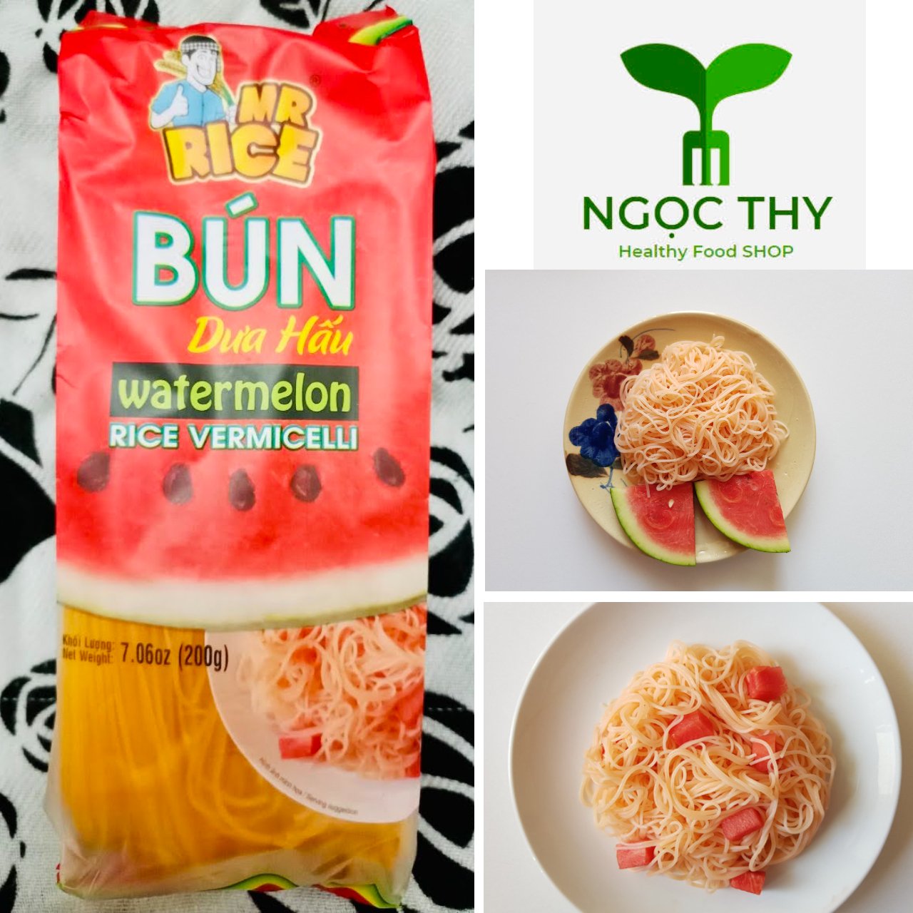 Watermelon Noodles Mr rice 200gr/package