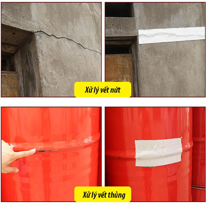 Băng Keo cường lực siêu dính, chống thấm nước Nhật Bản Đa Năng ,keo dán công trình chống thấm nước cho tường trần nhà, mái tôn, ống nước ,bể nước, xô chậu
