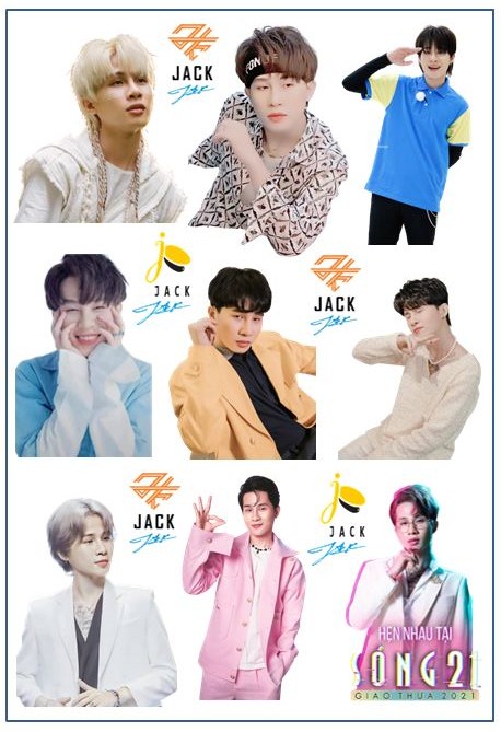 hình dán sticker JACK J97 không phai màu