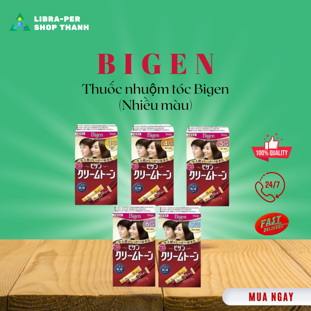 Nhuộm Tóc Bigen Nhật Bản - 80g [Chính hãng]