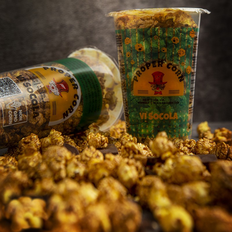 Bắp rang bơ Proper Snack các vị - hộp tiện dụng