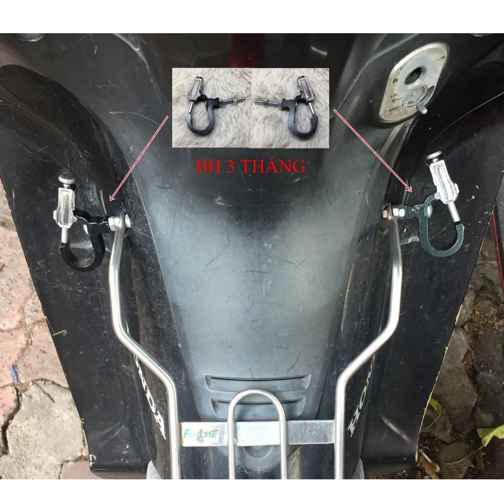 Móc Treo Đồ Xe Máy Giá 1 Cặp - Xanh