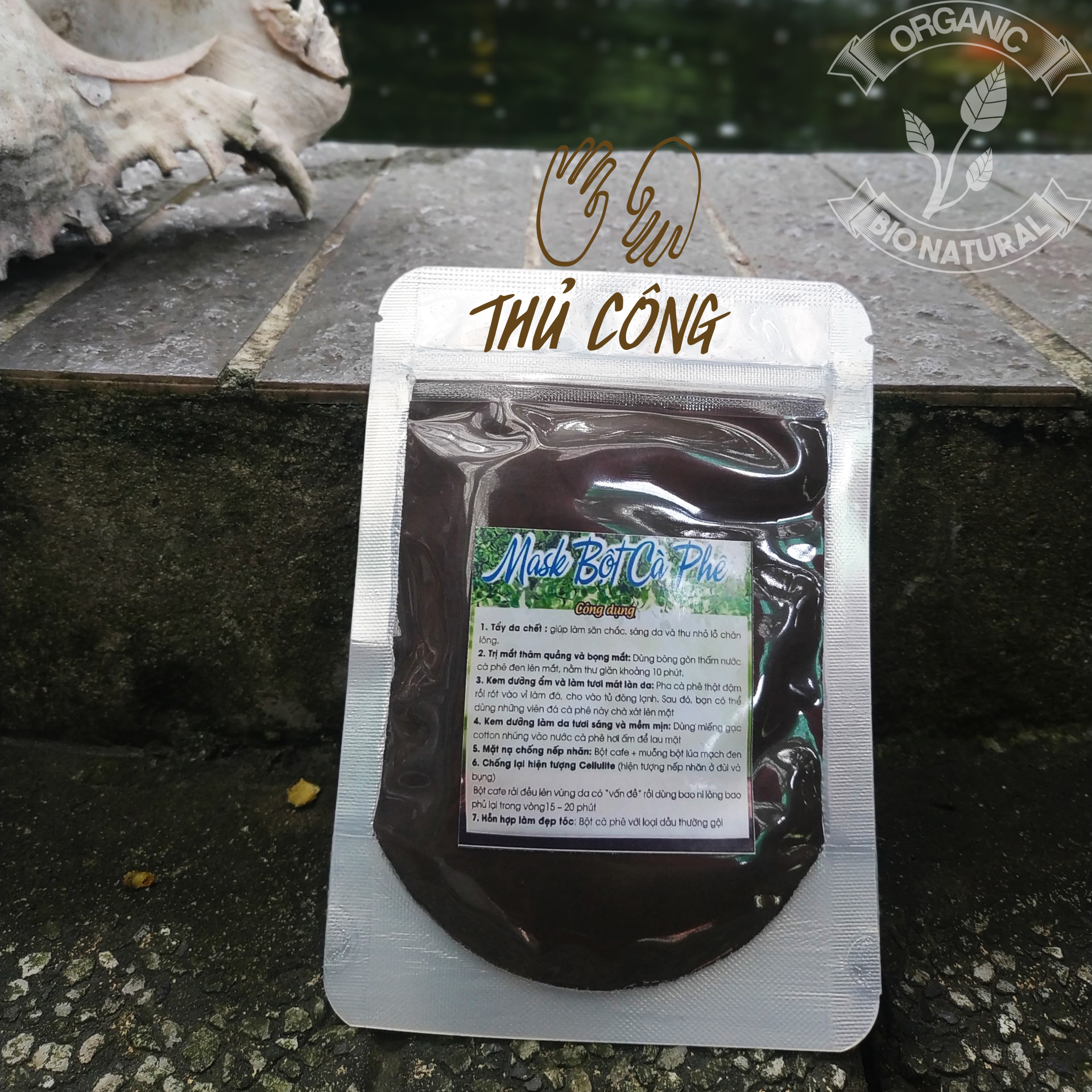 [HCM][BIONATURALVN] Bột đắp mặt nạ Mask Bột Cà Phê HANDMADE 50gr