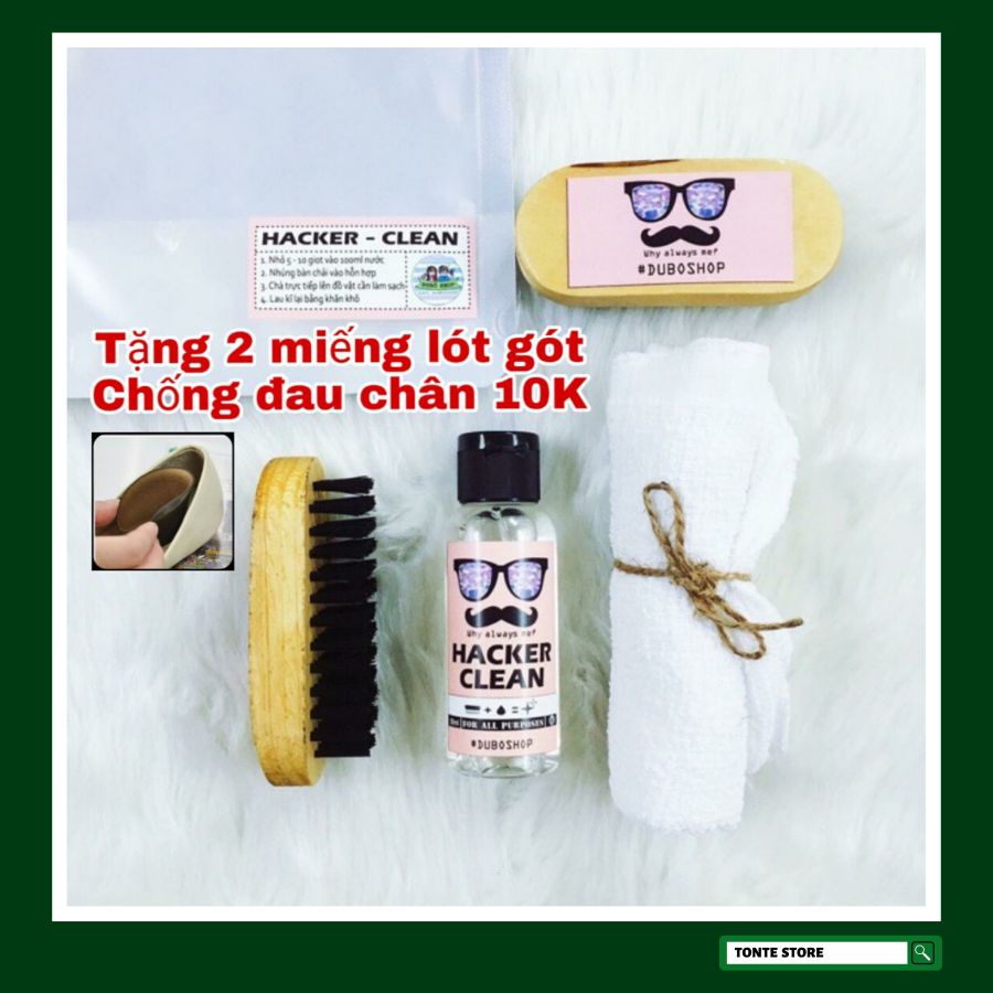 Bộ vệ sinh giày túi chuyên dụng HACKER CLEAN