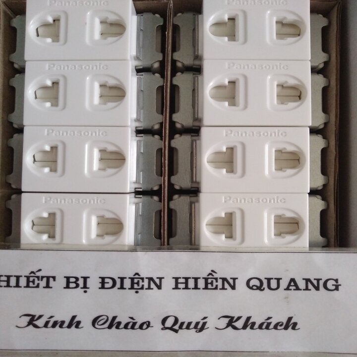 ( Hàng chính hãng) 10 Hạt ổ cắm màn che Panasonic FULL ( Mặt hạt nhỏ )