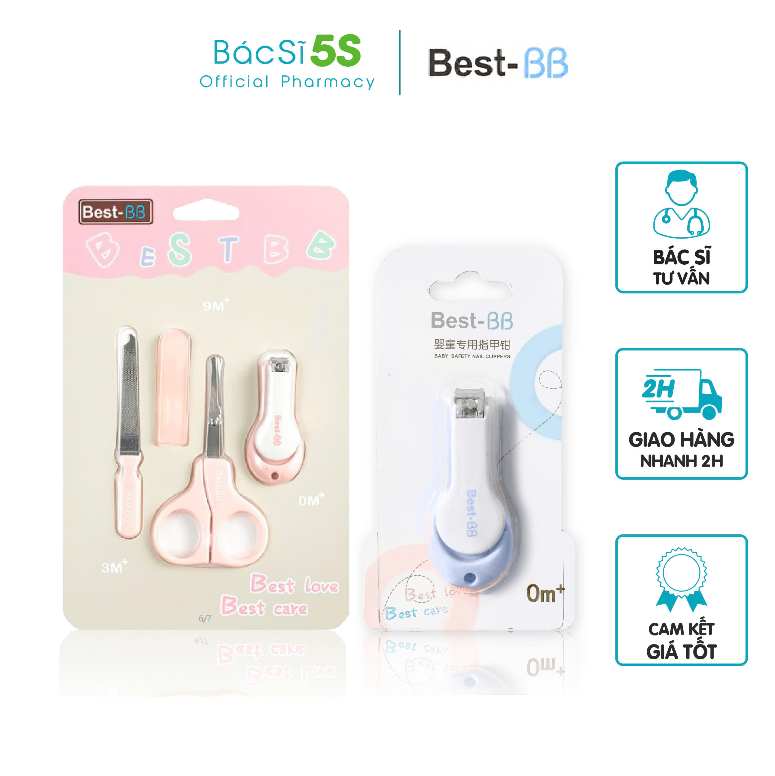 Bấm móng tay Best BB cắt móng tay an toàn cho bé sơ sinh