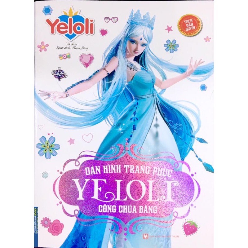 Sách Bản Quyền - Dán hình trang phục YeLoLi - Công Chúa Băng