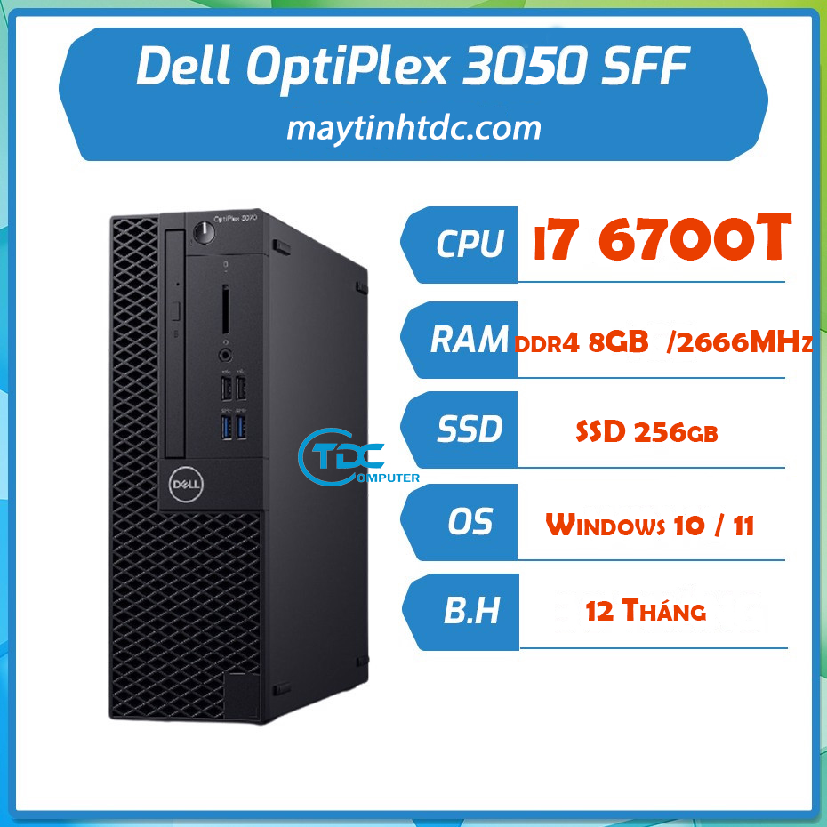 CASE máy tính để bàn DELL OPTIPLEX core i7 6700 - i5 - i3 | RAM  DDR4 16GB | SSD 512GB. Hàng Nhập Khẩu - Bảo hành 12 tháng lỗi 1 đổi 1.Quà Tặng xịn sò