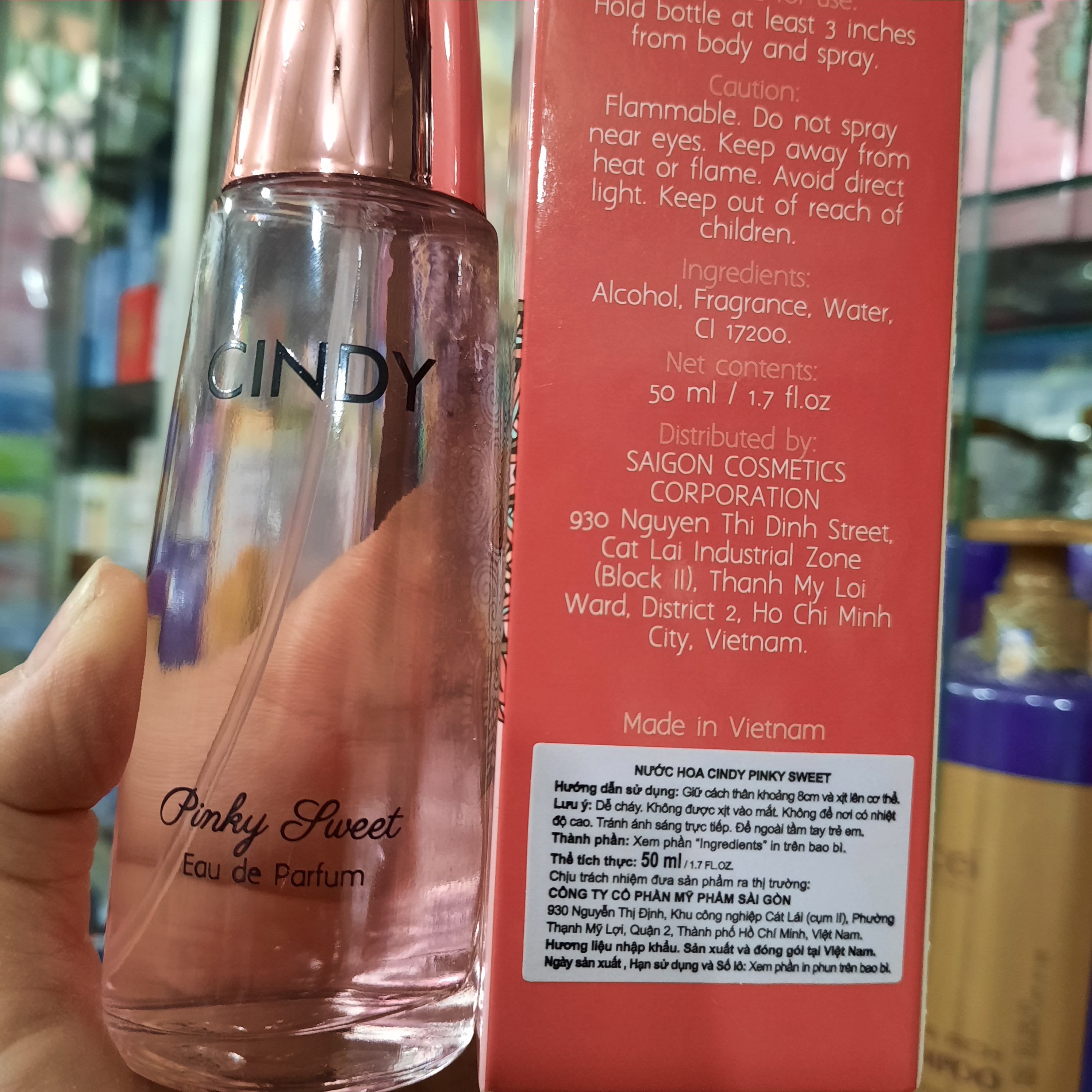 NƯỚC HOA CINDY - PINKY SWEET 50ML