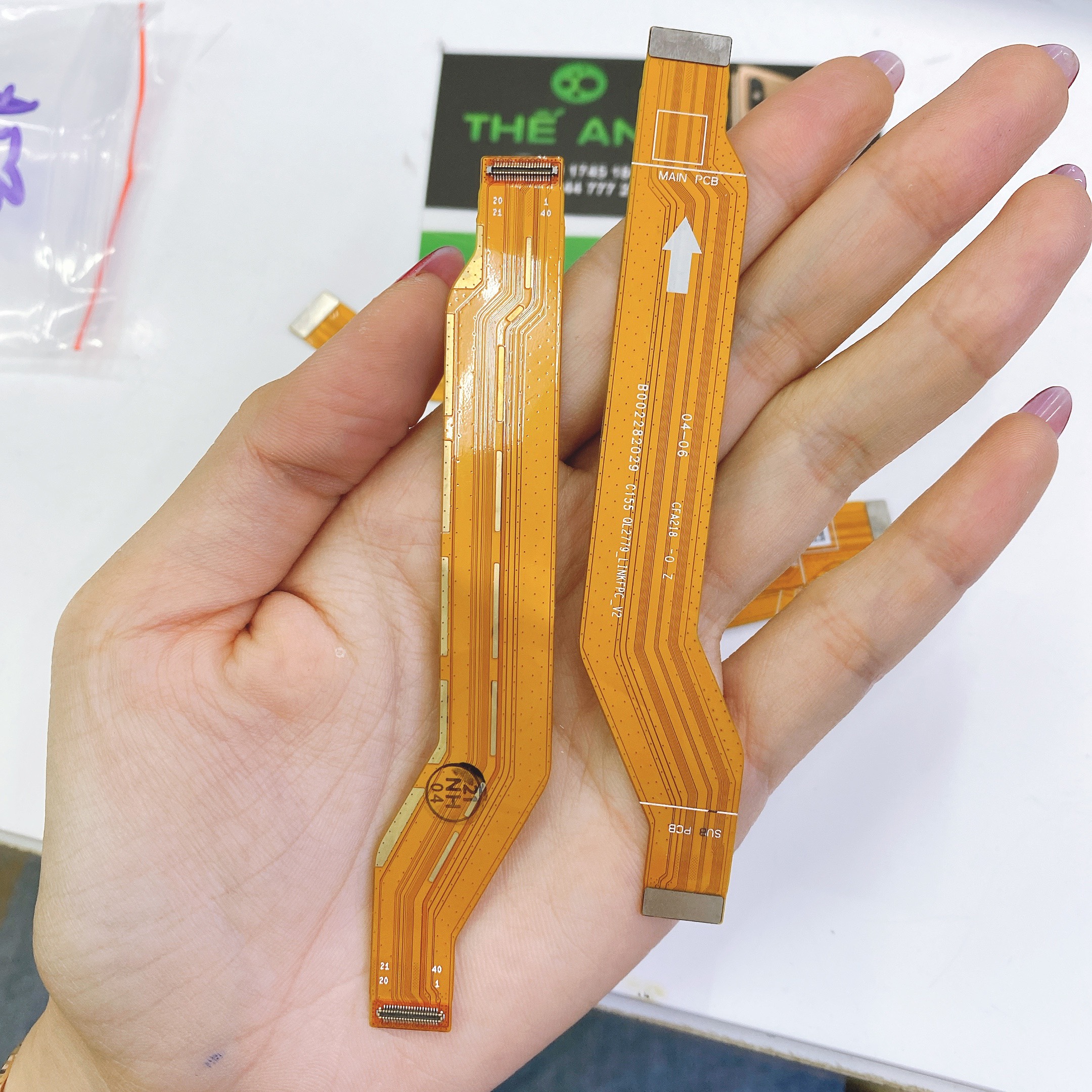 Dây nguồn liên kết main cụm sạc Oppo A53-2020 / A32 2020 / A33 2020, cáp nối main sạc, flex cable sub main Oppo A53-2020 / A32 2020 / A33 2020