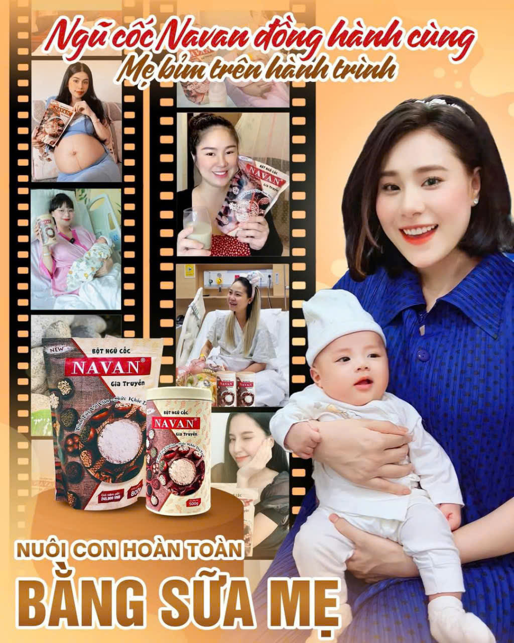 Bột ngũ cốc Navan Túi 800gr