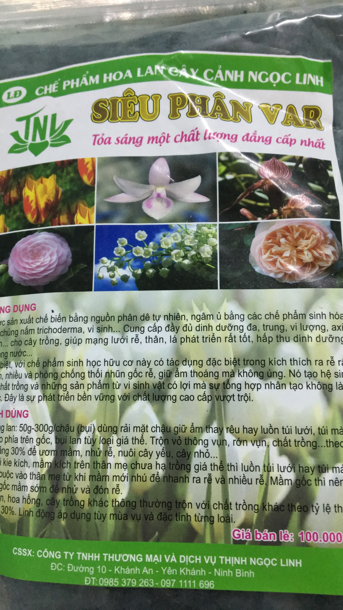 Siêu Phân Var Chế Phẩm Ngọc Linh Cao Cấp gói 500g