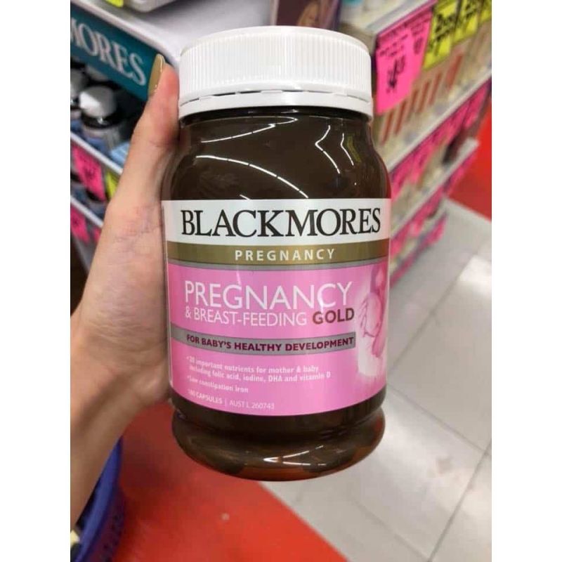 Vitamin tổng hợp Bà Bầu Blackmores Pregnancy And Breast-Feeding Gold - 180 Viên nhập khẩu