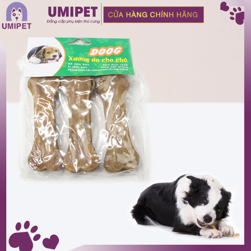 Xương gặm da Bò cho Chó UMIPET - Xương gặm cho Chó cao cấp