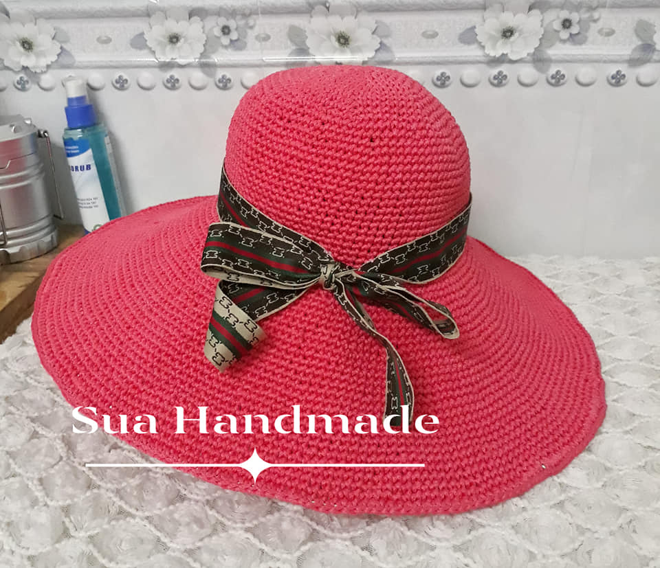 Nón handmade chất liệu sợi dệt Việt Nam