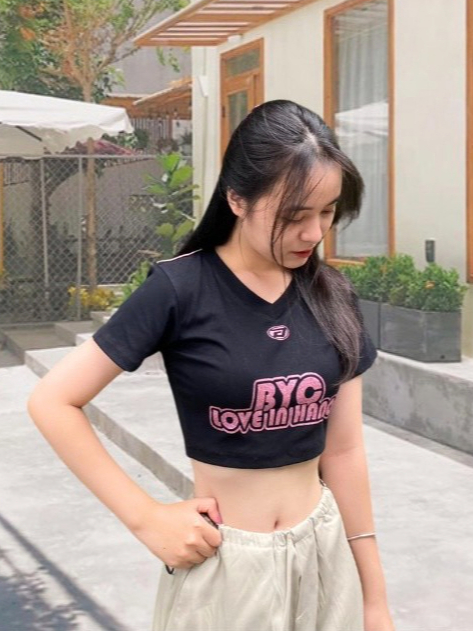 Áo Thun Babytee Croptop LoveinHanoi Blink Blink 𝑩𝒚𝒄𝒂𝒎𝒄𝒂𝒎