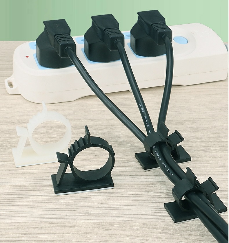 10 Cái Móc Dán Cố Định Dây Điện Thu Gọn Dây Điện
