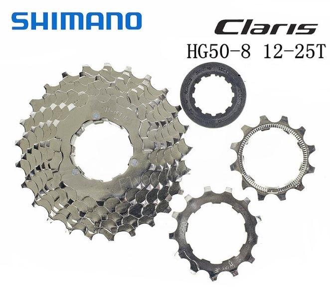 Líp Shimano CS-HG 50-8 12-25T (road)