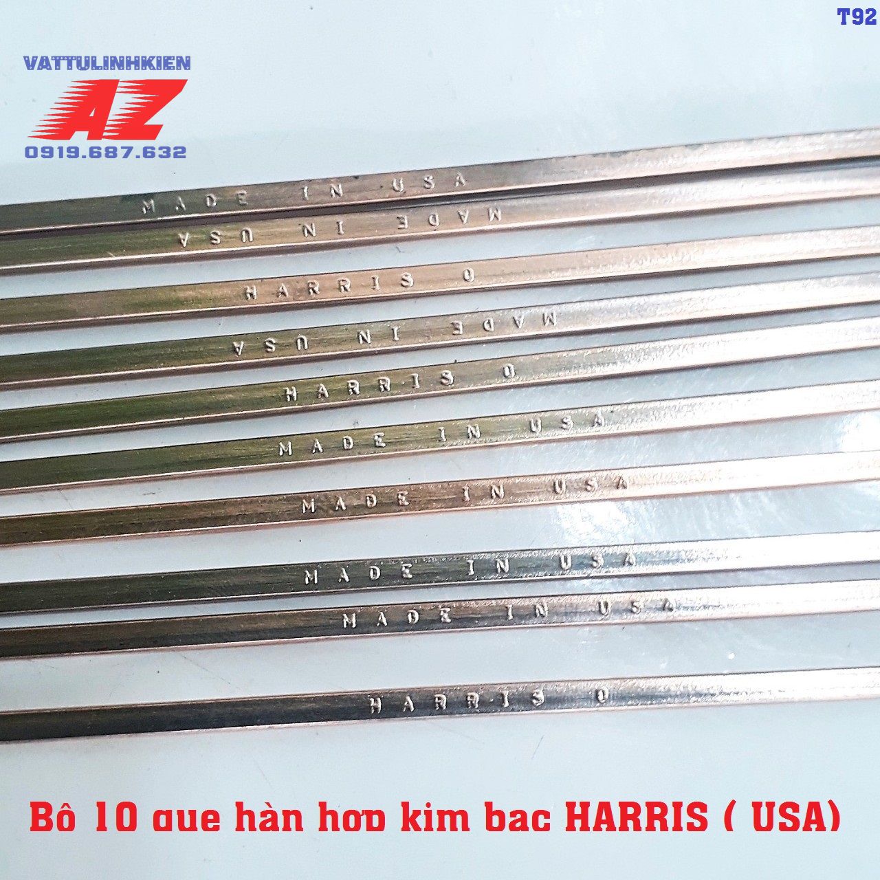 Bộ 10 que hàn hợp kim bạc HARRIS ( USA)